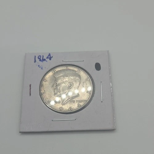 1964 Kennedy Half Dollar Silver 50C Uncirculated Coin .900 Fine