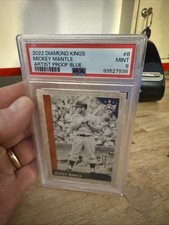 Mickey Mantle PSA 9 Mint Diamond Kings Baseball Card New York Yankees NYC 2022