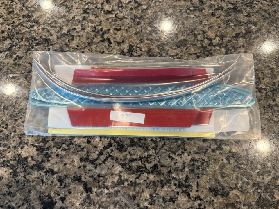 ACC Side Vent Grilles fits 2005-13 Chevy Corvette-Laser Mesh Stainless/Polished - Image 2 of 4