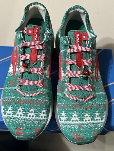 NEW Women’s 8.5 Christmas Sweater Brooks Levitate 2 Running Tennis Shoes Rare - Bild 7 von 17
