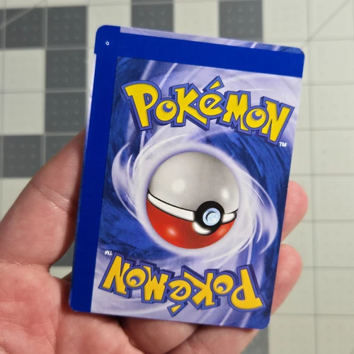 Pokemon Inverted Back Misalignment Miscut Error Fighting Energy WOTC Card