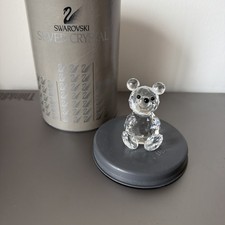 Swarovski Teddy Bear #7637NR075-Excellent Condition-With Box. Approx 5cm high