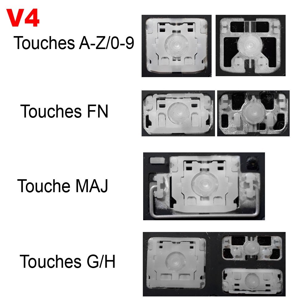 Touche de Clavier pour LENOVO IdeaPad 3-15 3-17 330-15 330-17 330S-15 S340-15