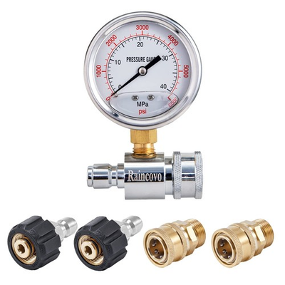 #ad Pressure Washer Gauge 6000 PSI 3 8 Inch Quick Connect Pressure Washer Quic... $47.45