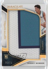 2024 Panini Immaculate Jersey Number /25 Tidjane Salaun #JP-TSC Jumbo Patch 1o2