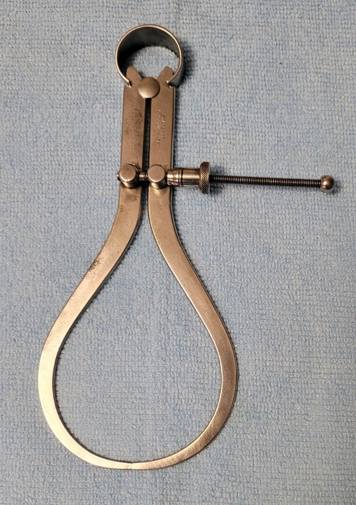 Vintage L.S. Starrett 6.5 Inch Outside Measuring Caliper