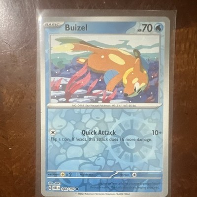 Buizel 048/197 SV03 Obsidian Flames Regular Common Basic 70 HP ENG