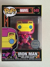 Funko Pop! Marvel Iron Man Blacklight #649 Vinyl Figure - Free Shipping✅