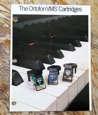 Original ORTOFON VMS 10E/20E/30 MK II Cartridge Marketing Brochure - Denmark 4pg