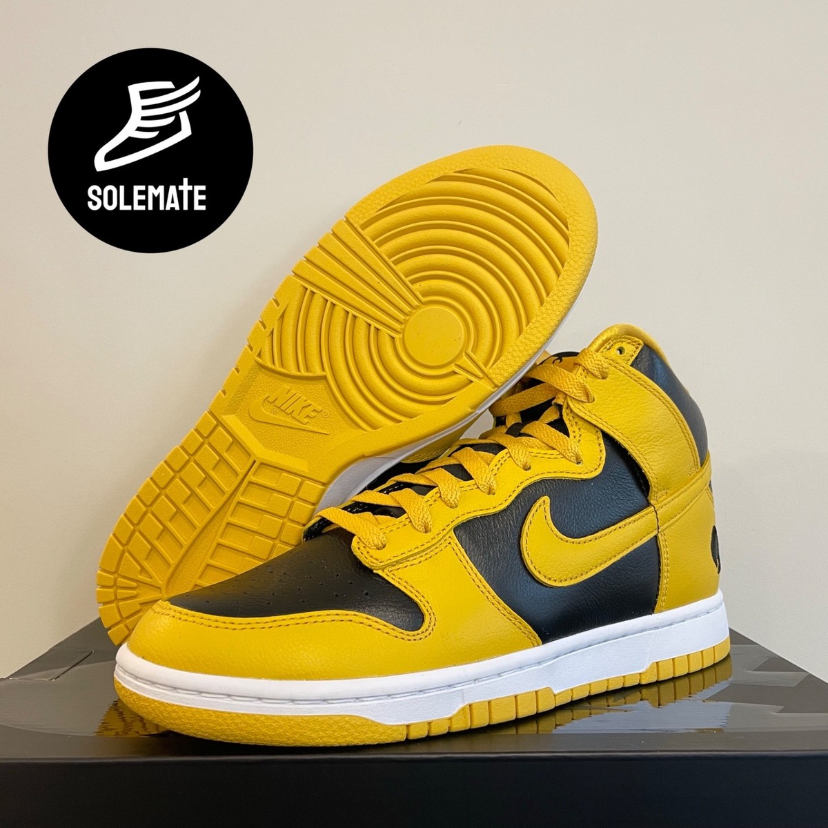 Nike Dunk High Retro PRM Wu-Tang Clan Black and Pollen