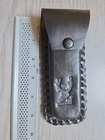Black Leather Belt Sheath 4in. — photo 1