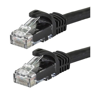 MONOPRICE 9797 Patch Cord,Cat 6,Flexboot,Black,3.0 ft. 38F963