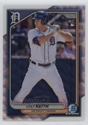 2024 Bowman Chrome Wave Refractor 7/100 Colt Keith #34 Rookie RC 19n6