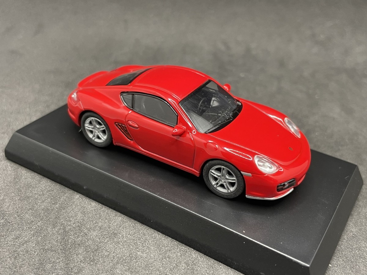 Kyosho 1/64 Porsche collection3 Cayman S red diecast model car
