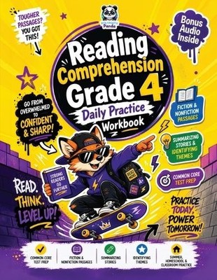 Polymath Panda Reading Comprehension Grade 4 Daily Practice Workbo (Taschenbuch)