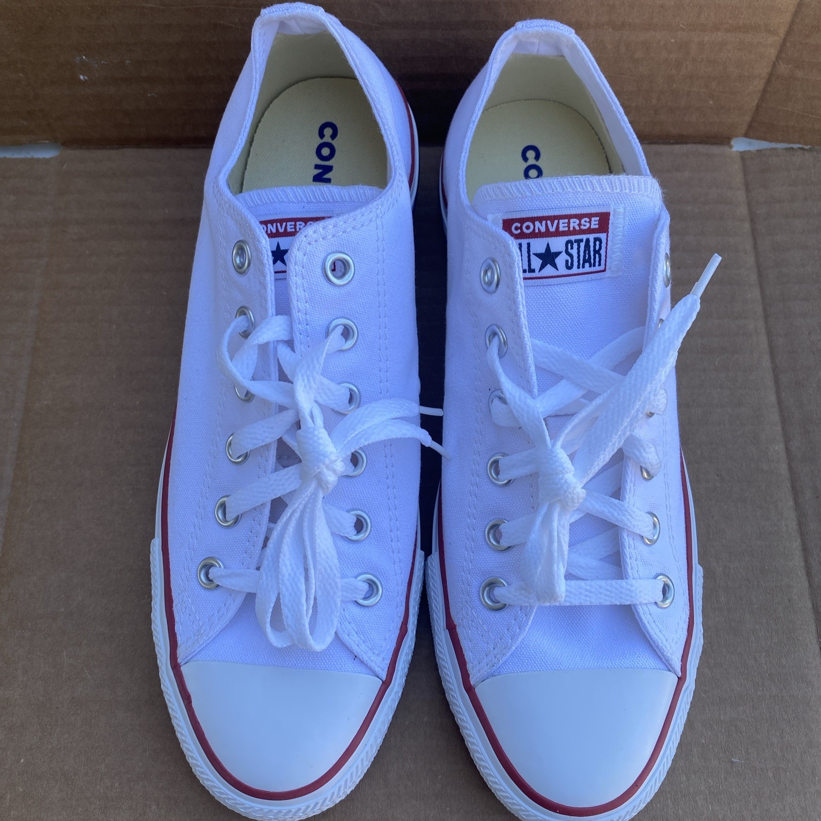 Pre owned Unisex M8/W10 Converse Chuck Taylor All Star Classic White M7652