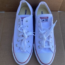  Pre owned Unisex M8/W10 Converse Chuck Taylor All Star Classic White M7652
