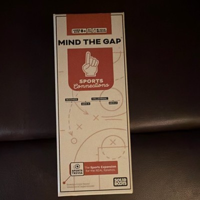Solid Roots Mind The Gap Sports Connections Sports Trivia Game Expansion Pack
