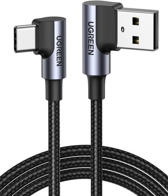 UGREEN USB C Ladekabel, Winkel USB C Kabel, gewinkelt, USB auf USB C Kabel (3M)