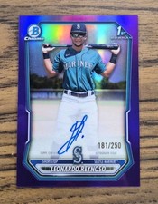 LEONARDO REYNOSO Bowman Chrome 2026 Purple Refractor /250 Auto