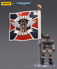 Joytoy Astra Militarum Veteran with Regimental Standard 1/18 Action Figure New