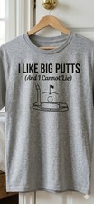 I Like Big Putts Funny Golf Shirt Golfer Gift Golf Humor Tee Golf Lover Shirt