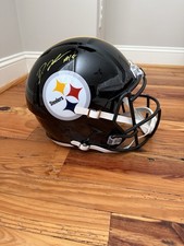 Diontae Johnson Autographed Pittsburgh Steelers Helmet Beckett BAS Original