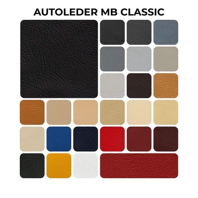 LEDERMUSTER Autoleder MB CLASSIC in 26 Farben | Farb- & Qualitätsmuster