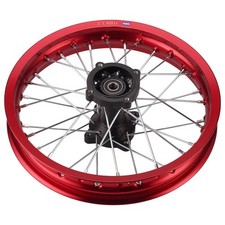 Jantes Alu Anodisé 14 Pouces Arrière Rouge 15 MM Typ2 Pit Dirt Bike Traverser