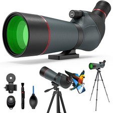 Gosky 20-60x65 Spotting Scope with Full Size Tripod, Phone Adapter, Controlle...