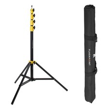 Flashpoint Pro Heavy-Duty Air-Cushioned Light Stand Yellow, 9.5' 