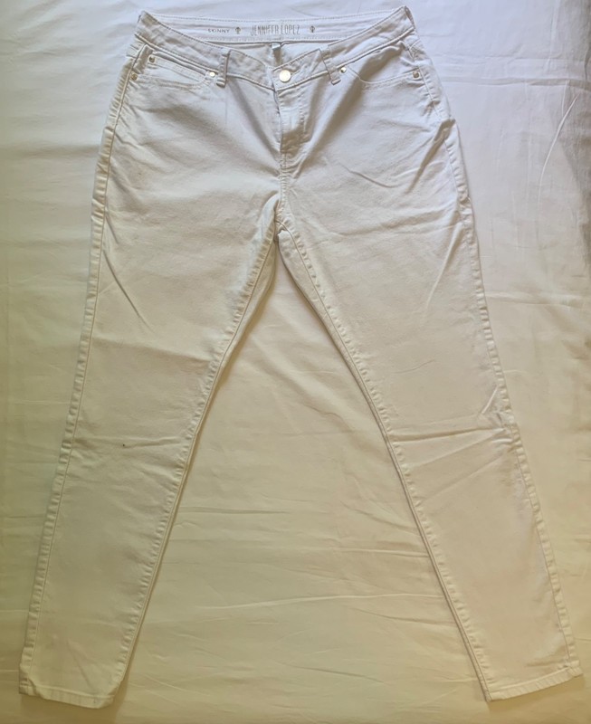 J.Lo Skinny Jeans White Size 12