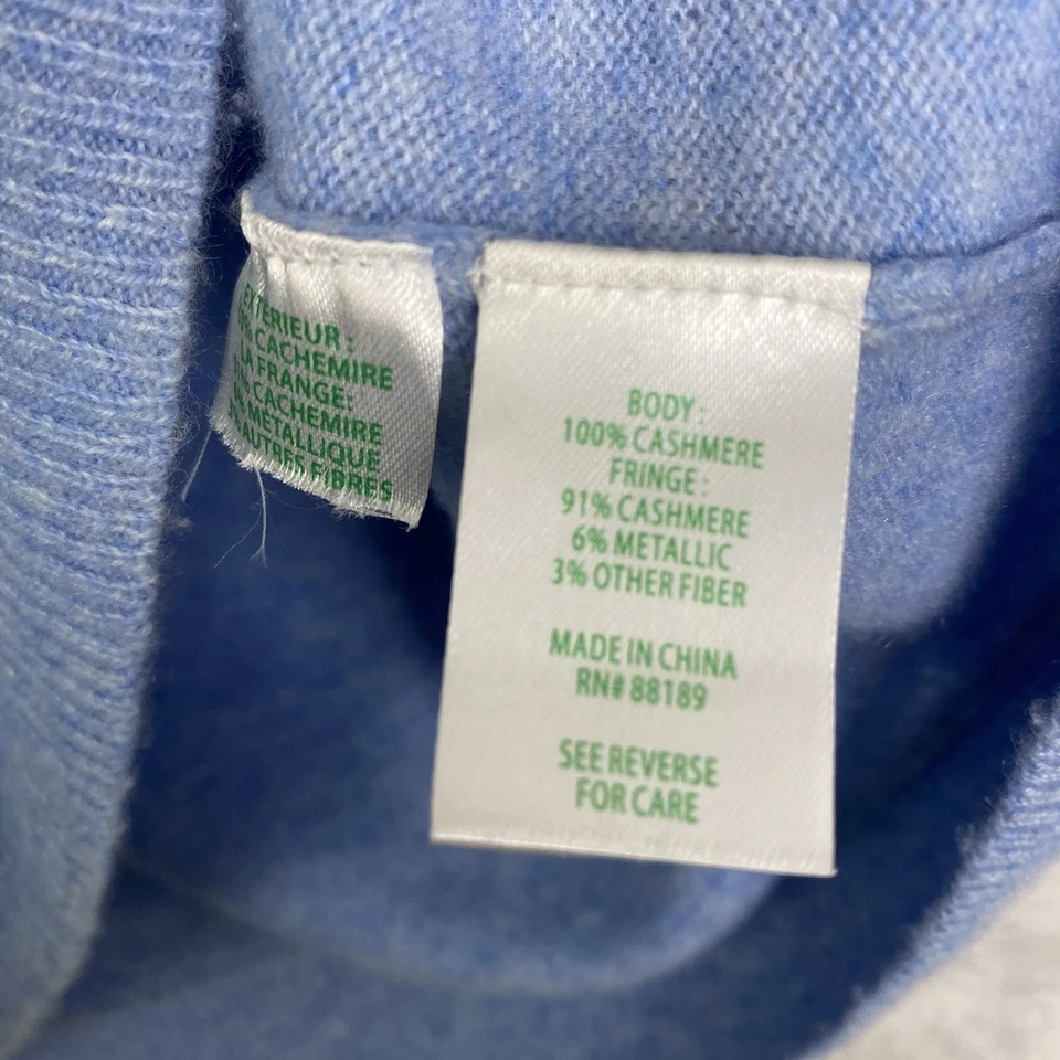 Suéter Lilly Pulitzer Cashmere Vista Talla XS Azul Claro Precio de venta sugerido por el fabricante 198 USD Foto 4 de 4