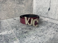 Versace Jeans Womens Couture Logo Belt Pink Classic - Adjustable