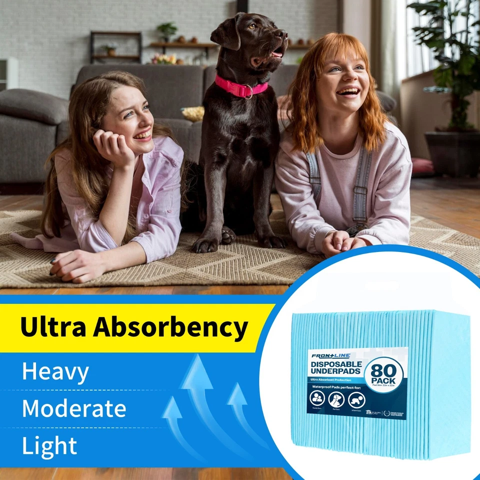 Disposable Crib Liners Baby Waterproof Changing Pads 22x22 Underpads for Babies - Image 2 of 4