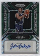 2023-24 Prizm Sensational Signatures Choice Green 6/8 Jalen Pickett Auto 14mf