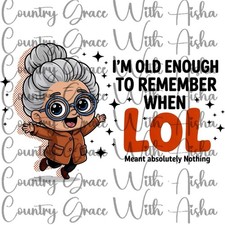 Sublimation Print Old Enough Funny Ready To Press Paper Ink Heat Transfer