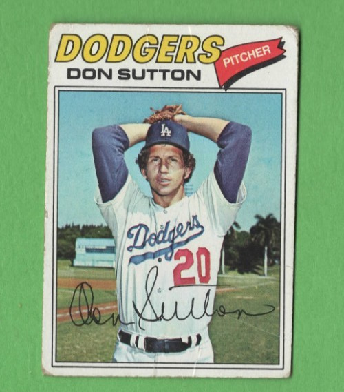 1977 TOPPS Baseball DON SUTTON #620 HOF VG Condition  