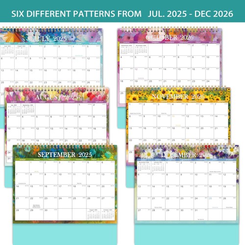2025-2026 Desk Calendar - Standing Flip Desktop Calendar 2025-2026, JUL. 2025... - 第 6/7 張圖片