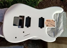 Genuine Charvel Pro Mod San Dimas Alder Snow White Strat Floyd Body 
