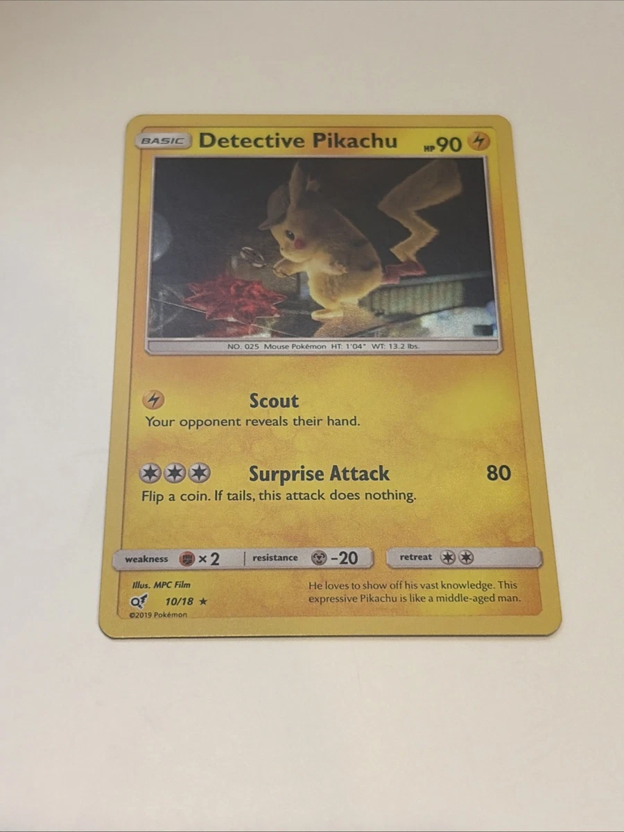 Detective Pikachu Pokémon TCG Cards for sale | eBay