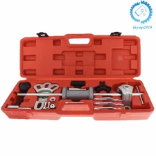 17Pcs Slide Hammer Dent Puller Tool Kit Wrench Adapter Axle Bearing Hub 5lb
