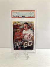 Mike Trout 2025 Topps Chrome Finest #LGC-5 Let’s Go SP Case Hit Angels PSA 10