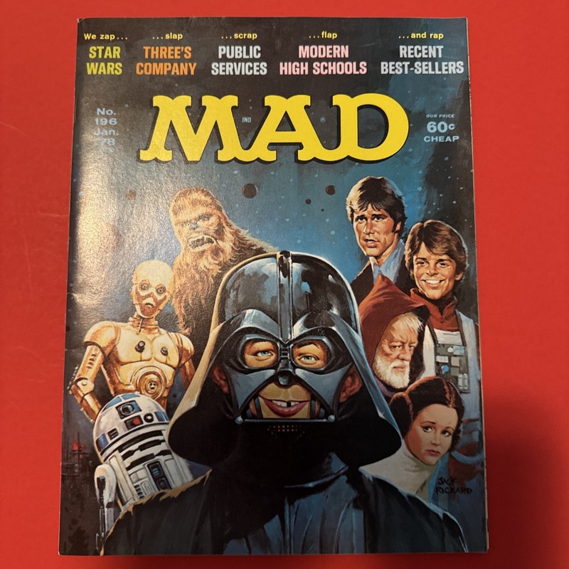 MAD Magazine No. 196 January 1978 Star Wars Illustrated by Jack Rickard