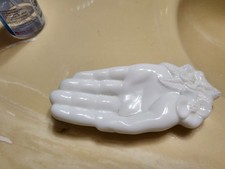 praying hand soap dish vintage
