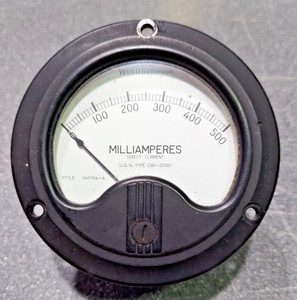 Vintage Ammeter | eBay
