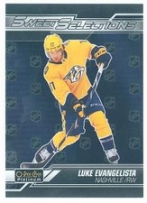 Luke Evangelista 2023-24 O-Pee-Chee Platinum #SS-7 Sweet Selections Predators