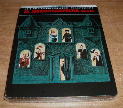 The Game Of Suspicion (CLUEDO) (CLUE) 4K UHD New Sealed Steelbook Intrigue