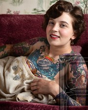 Vintage, Tattoo Art photography 11 x 14" Photo Print