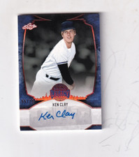 2024 KEN CLAY LEAF BRONX LEGACY YANKEE DOODLES AUTOGAPH 55/75 NEW YORK YANKEES